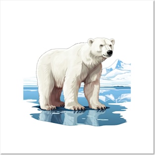 Arctic Polar Bear Posters and Art